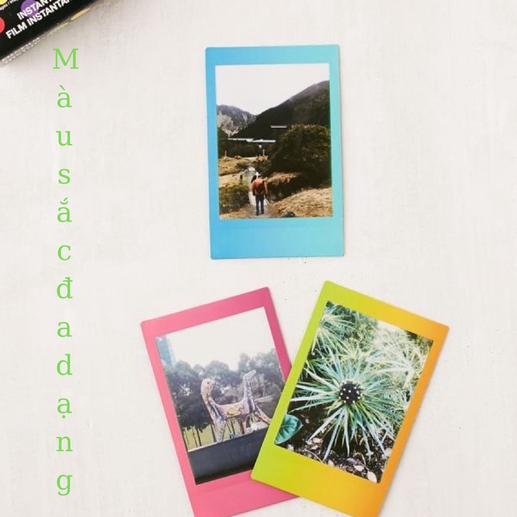 In ảnh Polaroi viền màu, In ảnh Gradient, In theo Yêu Cầu