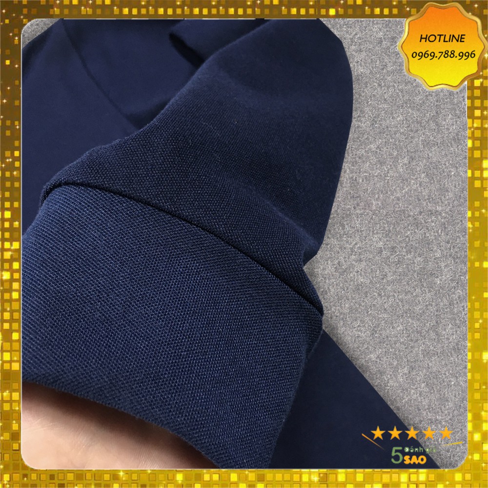 [LOGO THÊU – 100% COTTON]  Áo Thun Nam Trung Niên Có Cổ Mặc Đẹp Size 50-75kg,Phong cách Lịch Lãm , Sang Trọng