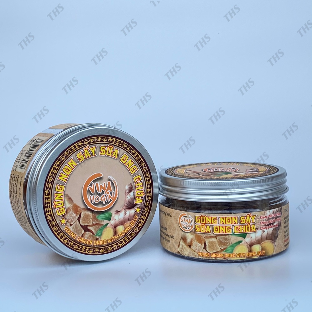 Gừng Non Sấy Sữa ong Chúa Phúc An- Hộp 150g - sản phẩm cao cấp tốt cho sức khoẻ