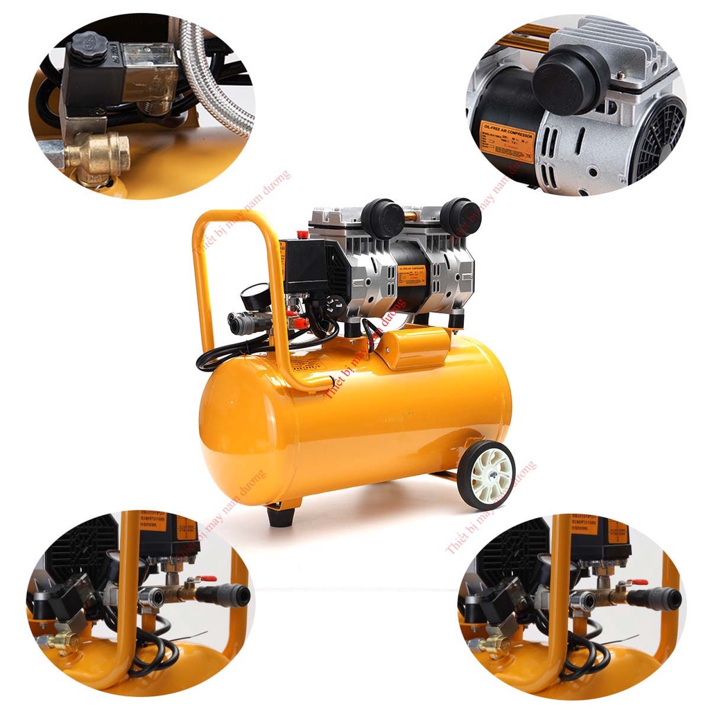 Máy nén khí không dầu Dawer DA 550-30 800W 30L công nghệ đức &gt; Máy nén khí không ồn