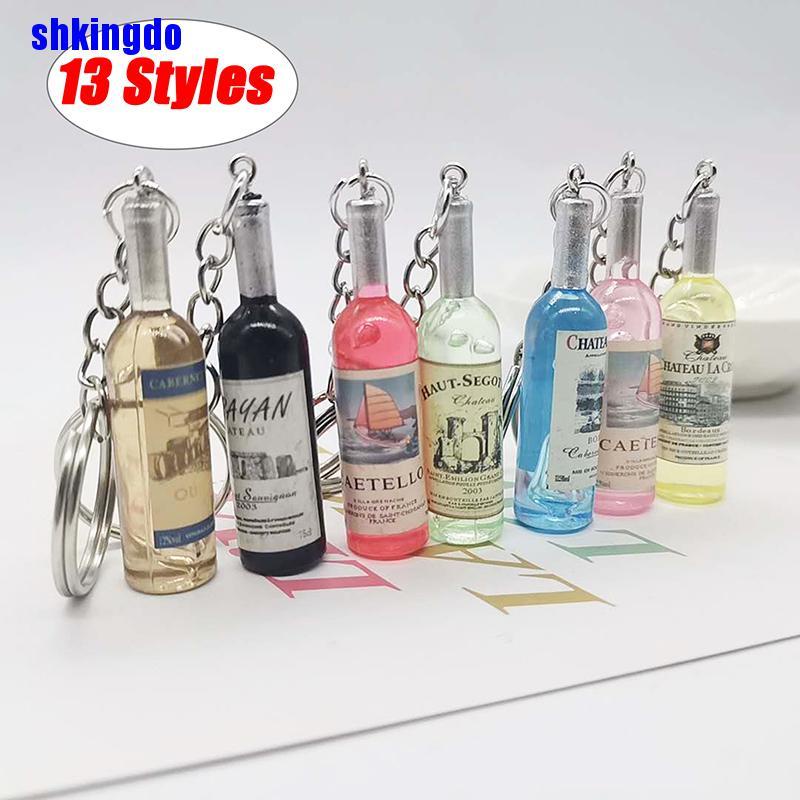 Móc Khóa Hình Chai Bia Bằng Acrylic
