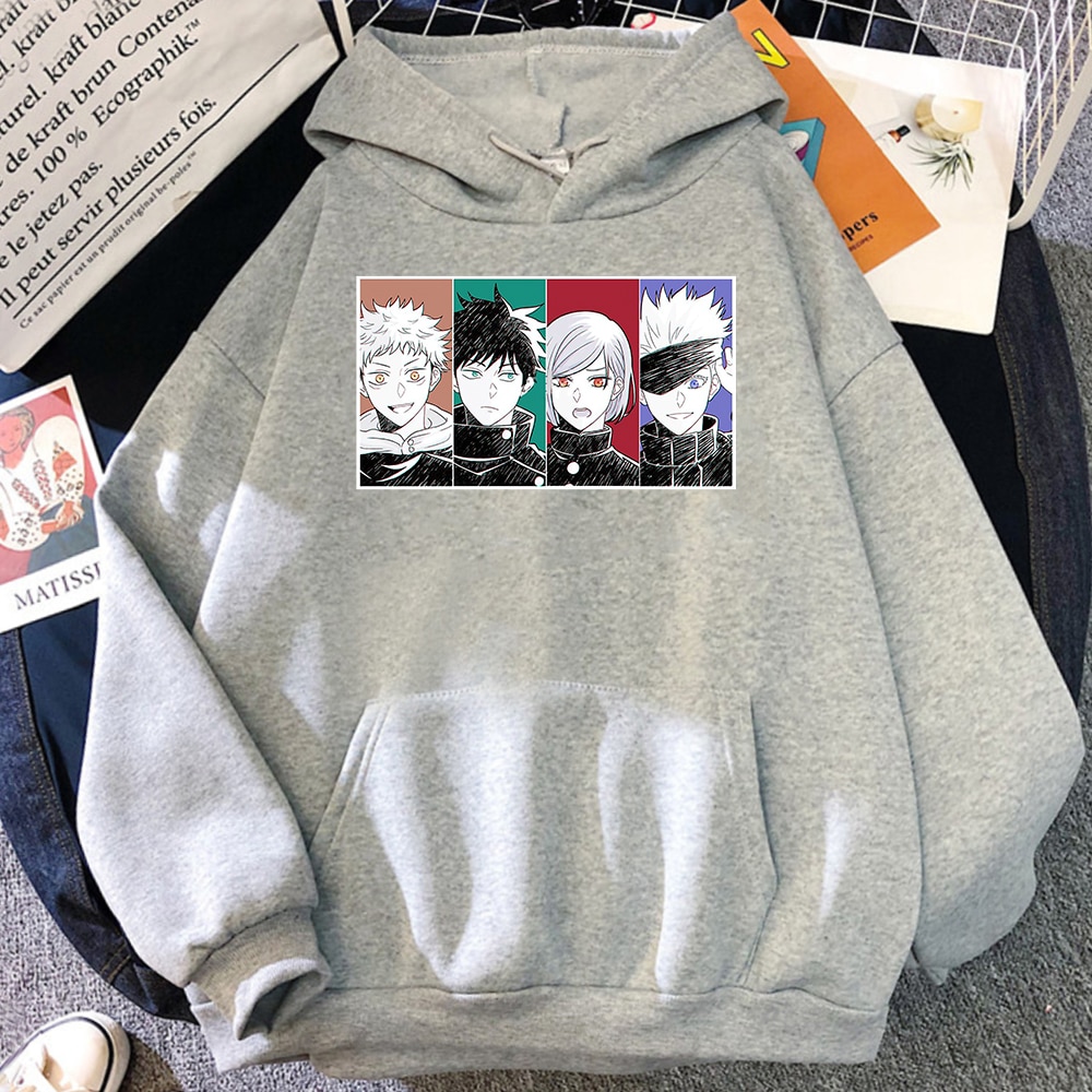 Áo Hoodie In Hình Jujutsu Kaisen Nhóm Nhạc Nhật Bản Thời Trang Cho Nam | BigBuy360 - bigbuy360.vn