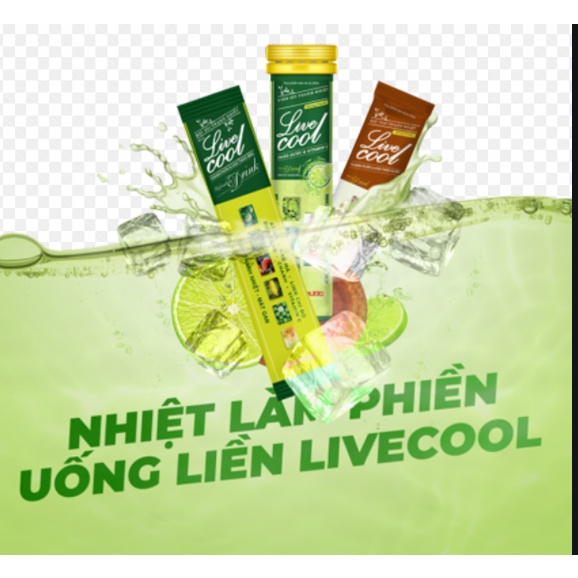 Bột Sủi thanh nhiệt livecool dành cho người nhiệt miệng, mát gan, (livercool, live cool, liver cool)