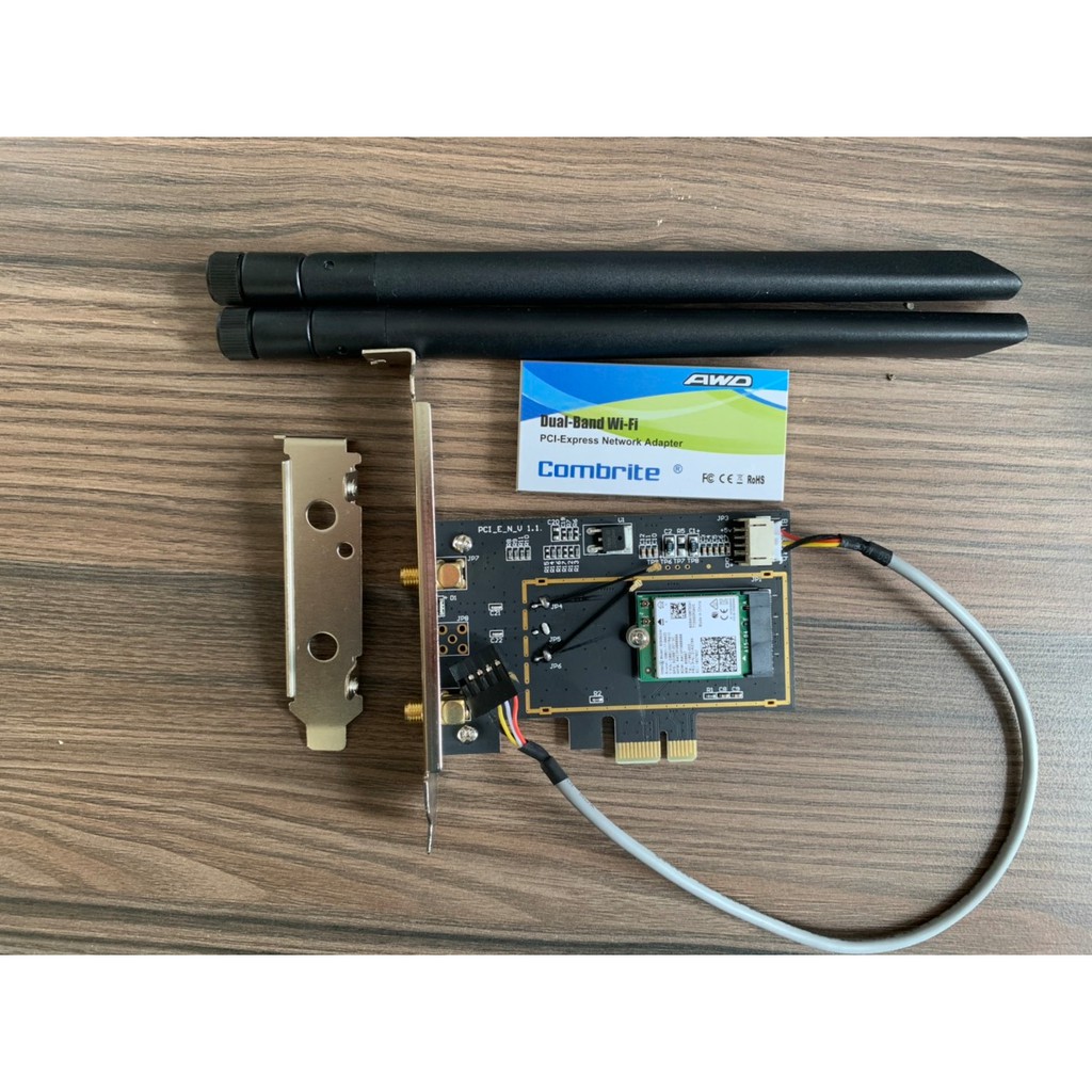 Card wifi bluetooth intel 9260AC NGW ,8260AC NGW, 7265AC NGW ,AX200AC chuẩn cắm PCI-E desktop | BigBuy360 - bigbuy360.vn