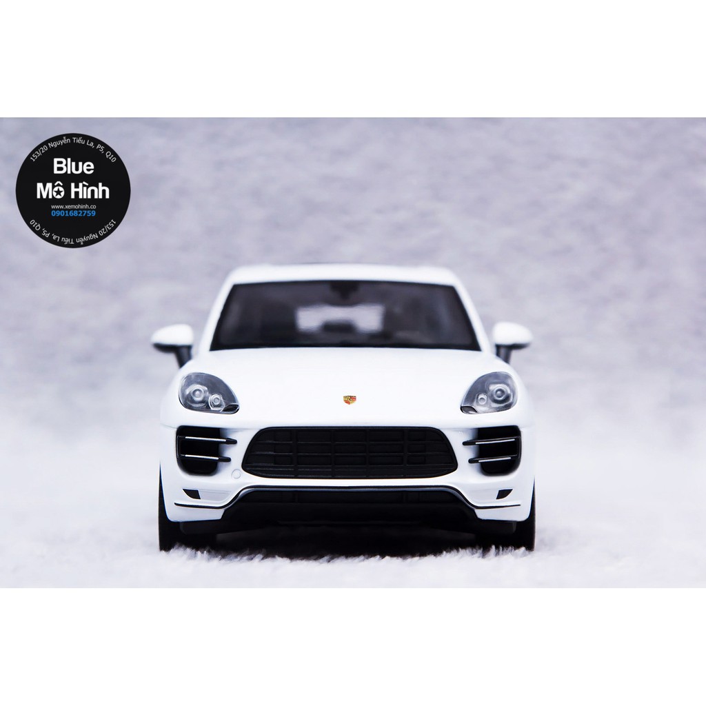 Blue mô hình | Xe mô hình Porsche Macan Turbo SUV Welly 1:24