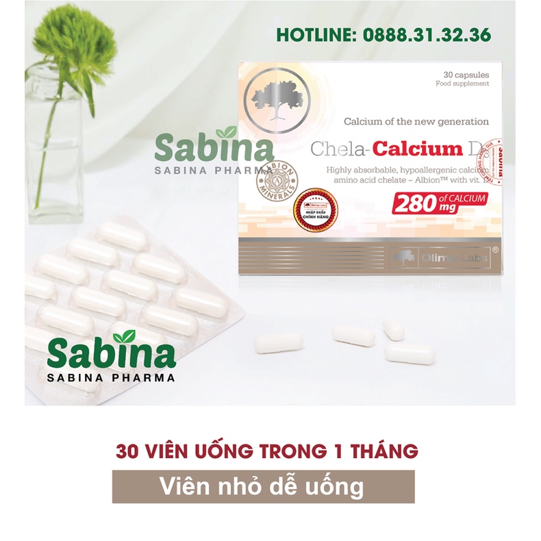 Chela-Calcium D3 – Canxi cho bà bầu, bổ sung canxi và vitamin D3 cho mẹ mang thai, sau sinh, thiếu niên