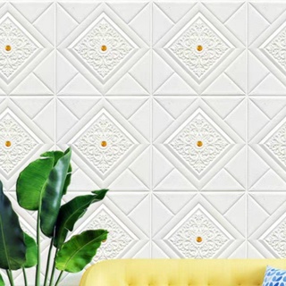 Xốp Dán Tường 3D ĐÍNH ĐÁ, Lấp Lánh Đẹp Mắt 35x35cm