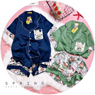 Đồ mặc nhà - satin lụa - quần ngắn