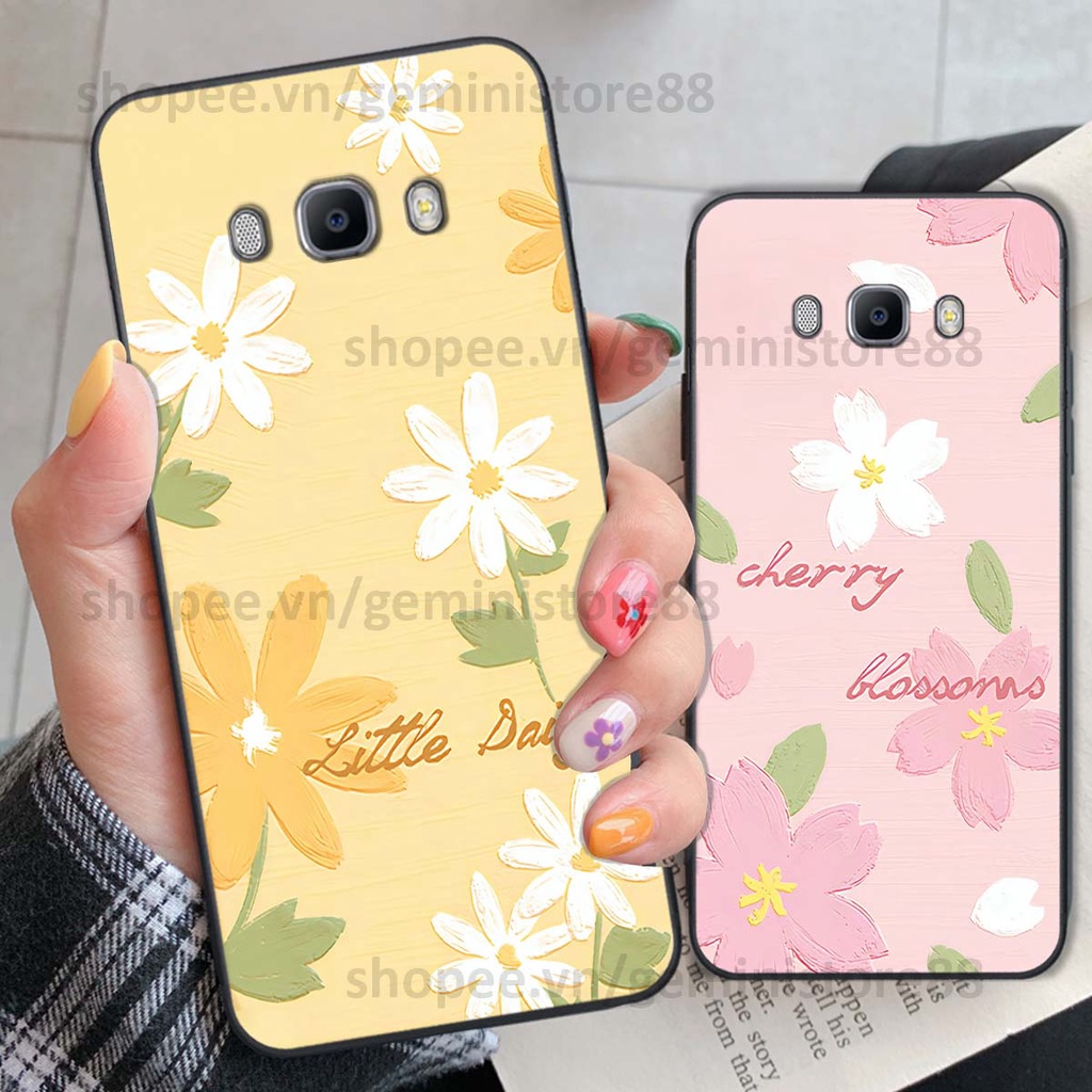 Ốp Samsung J5 / J7 2016 / J510 J710 in hình hoa lá nhiều màu sắc siêu đẹp, siêu xinh, siêu cá tính