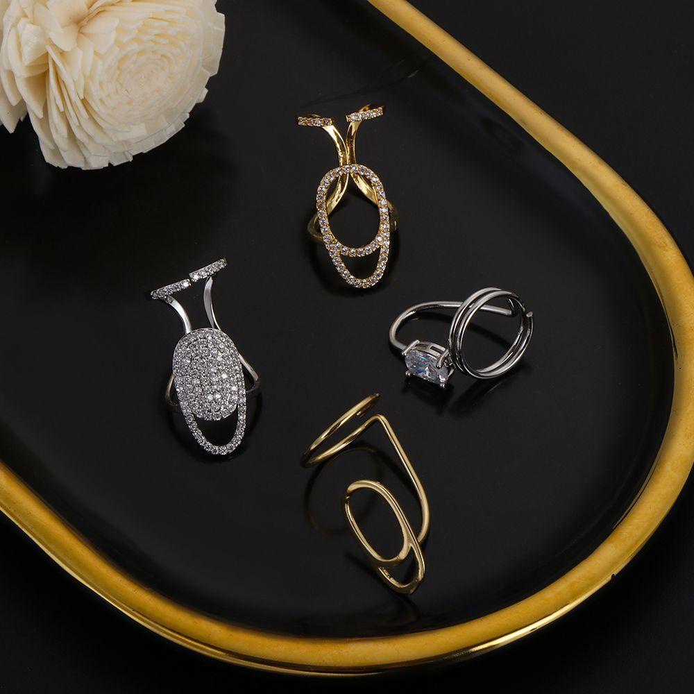 Nhẫn Đeo Ngón Tay Hợp Thời Trang|Phụ Kiện Trang Trí Móng Tay Nghệ Thuật Độc Đáo