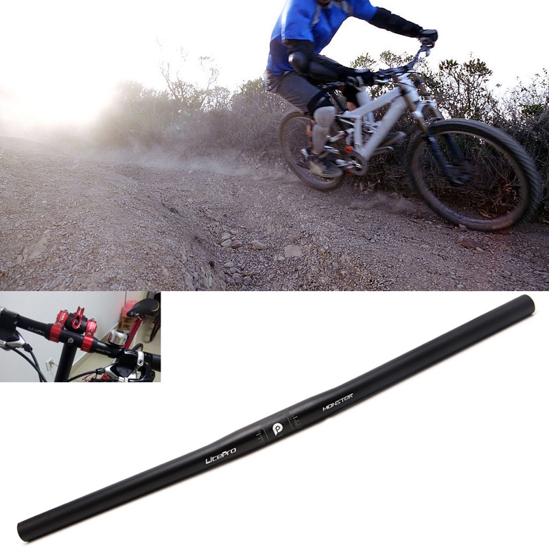 Tay Lái Thẳng 25.4mm Bằng Hợp Kim Nhôm Cho Xe Đạp MTB