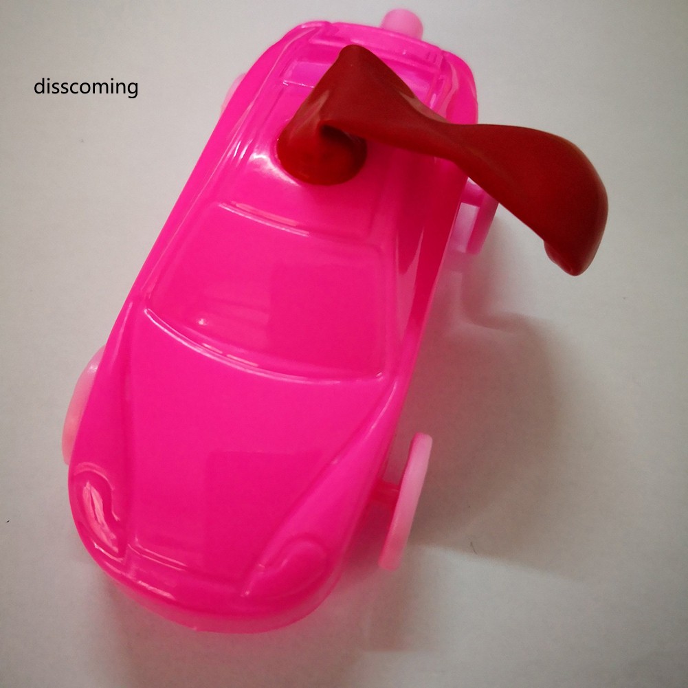 Xe ô tô đồ chơi gắn bóng tay sáng tạo cho trẻ em DIY