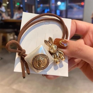 Dây cột tóc thỏ hoàng kim cực xinh