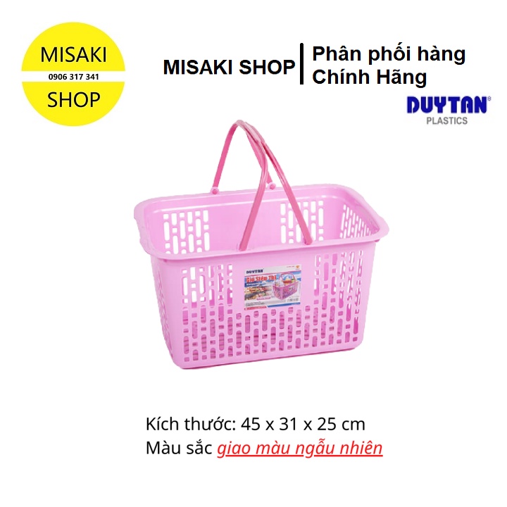 | Combo 05 | Giỏ Siêu Thị (45 x 31 x 25cm) No.724 | Duy Tân Chính Hãng | Misaki Shop