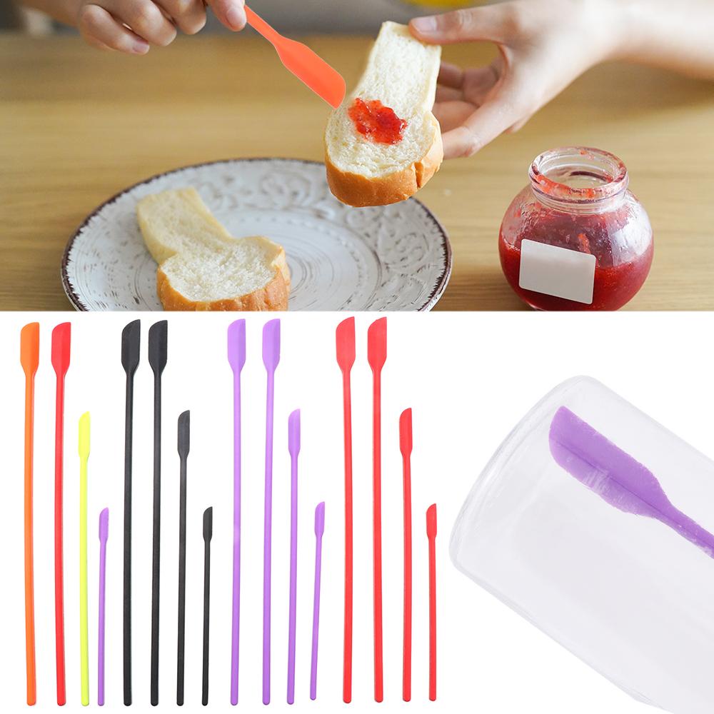 Bộ 4 Muỗng Silicone Mini Phết Kem Trang Điểm