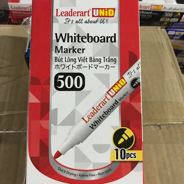 Bút viết dạ bảng Leaderart 500 10 cây/ hộp