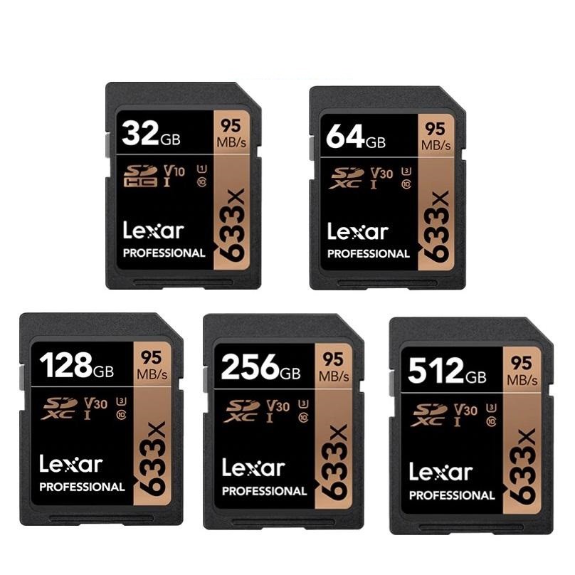 Thẻ Nhớ SDXC Lexar Professional 128GB 633x UHS-I U3 4K V30 95MB/s (Đen)