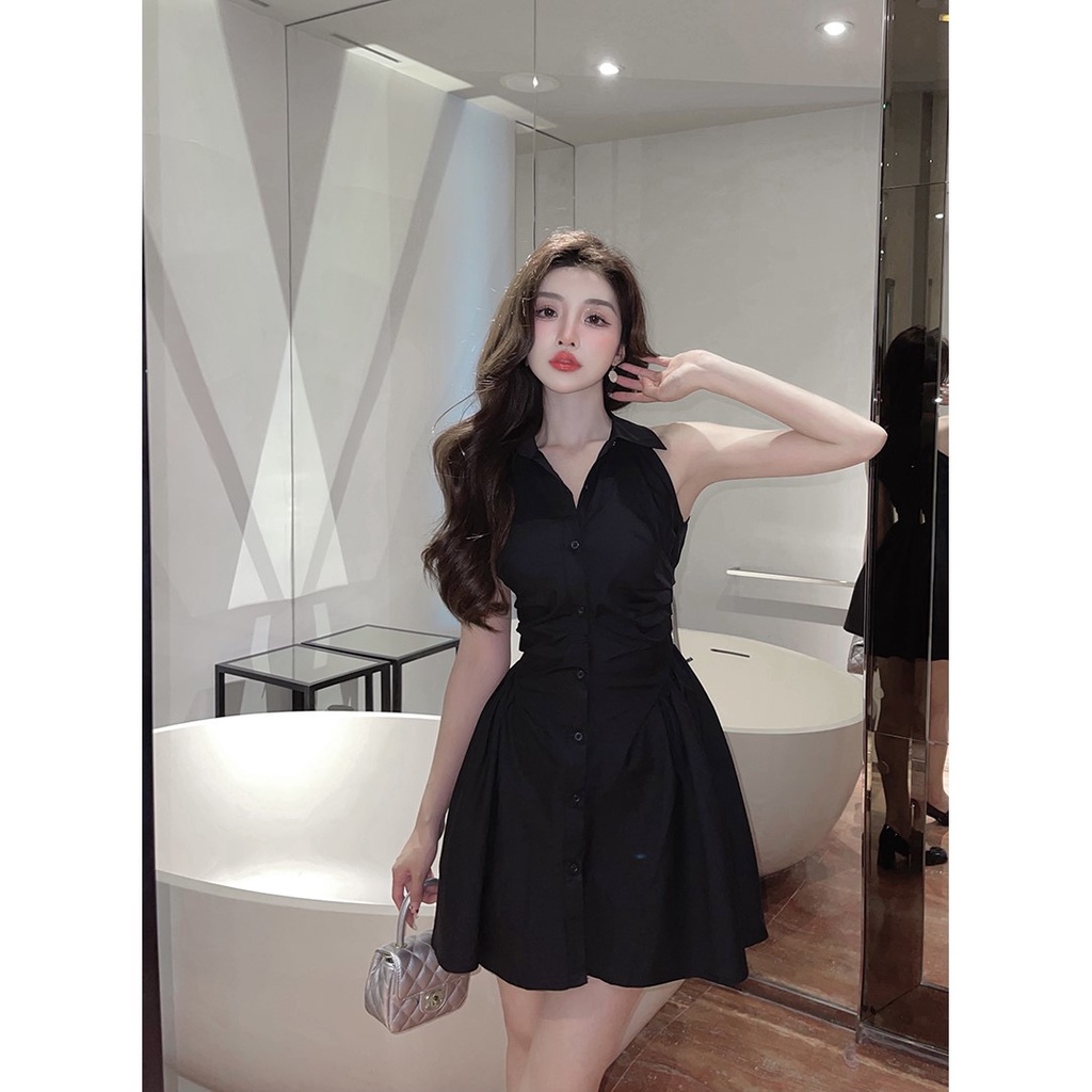 Đầm Ôm Hai Dây Thời Trang Hàn Quốc Quyến Rũ Cho Nữ