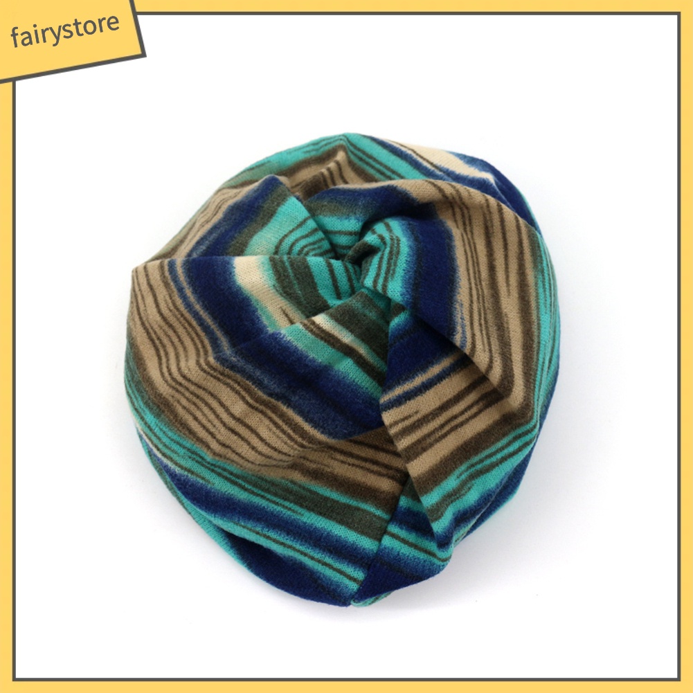 Mũ Trùm Đầu Và Cổ 2 Trong 1 Hoạ Tiết Kẻ Sọc Cho Nam Và Nữ