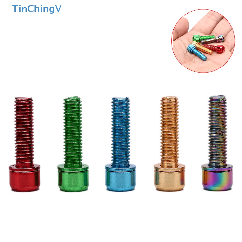 Bộ 6 Ốc Vít M5x18mm Kèm Vòng Đệm Tay Lái Xe Đạp