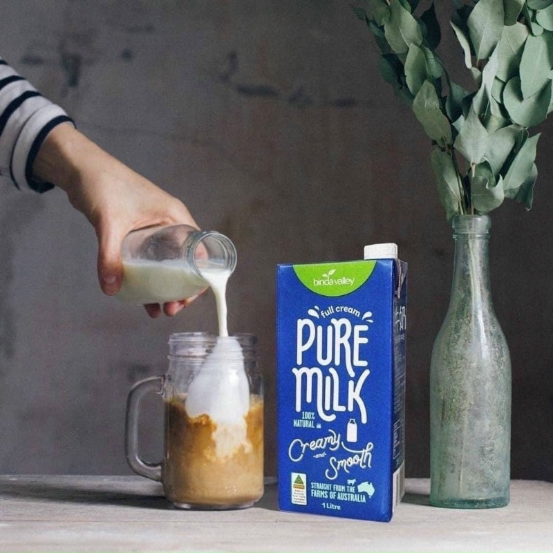 Thùng 12h Sữa tươi Úc PURE Milk 1 Lít date 6/2024
