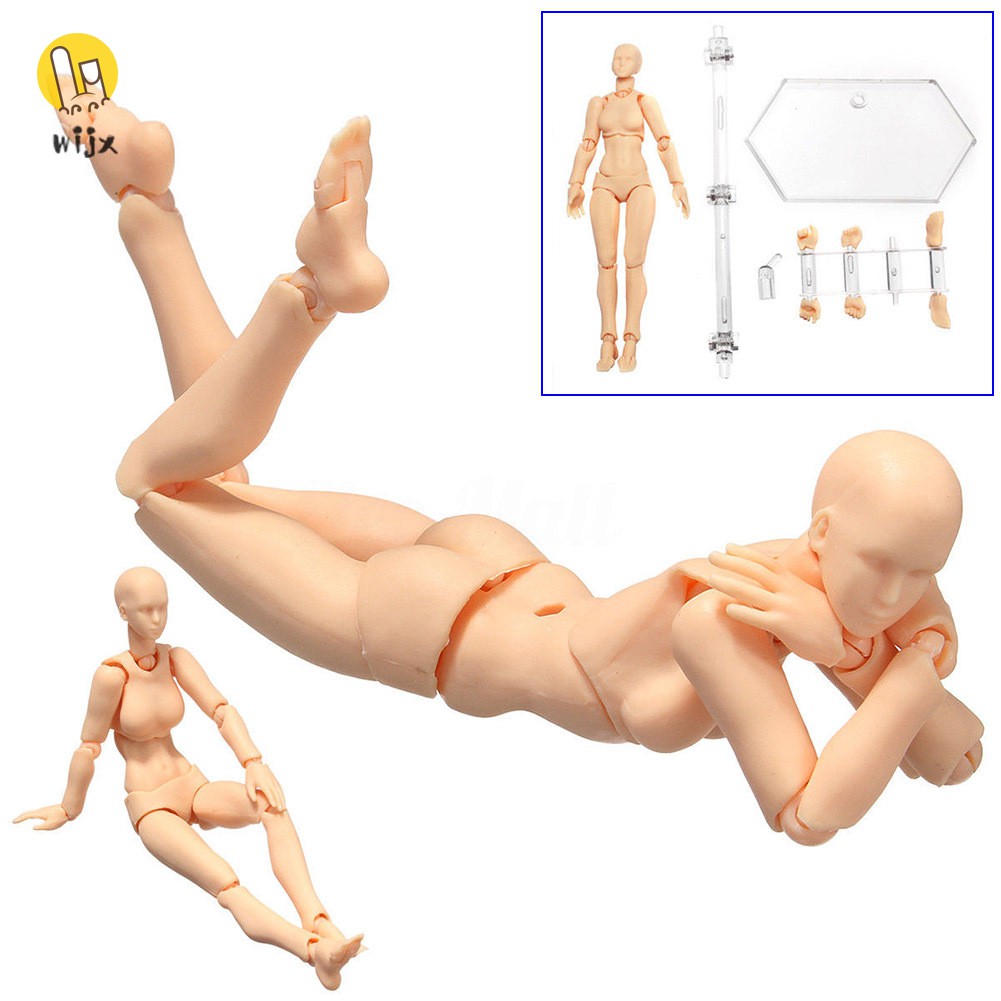 Bộ mô hình cơ thể người bằng PVC hữu ích cho vẽ phác họa