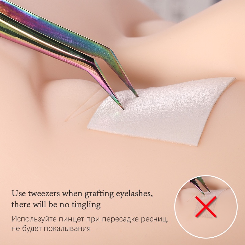 Bọt cho lông mi không có sợi cho mắt dưới một miếng vá mi dài cung cấp băng keo làm phình lông mi