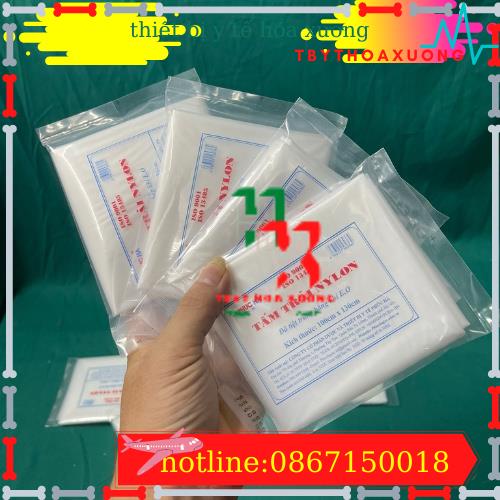 com bo 10 Tấm trải Nylon Phúc Hà dùng trong y tế, thẩm mỹ