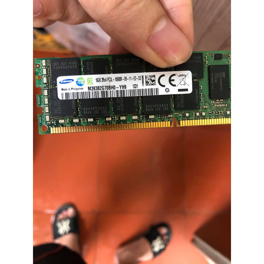 Ram Samsung DDR3 16GB PC3-10600R 2Rx4 ECC REG 1333MHz