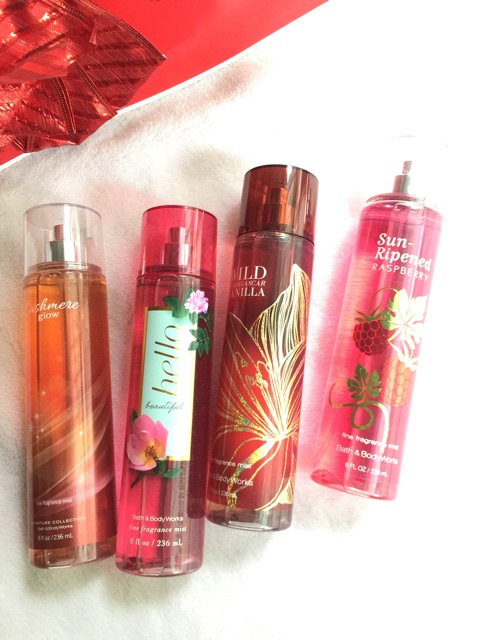 Xịt thơm toàn thân Bath &amp; Body Works Hàng Chuẩn Mỹ