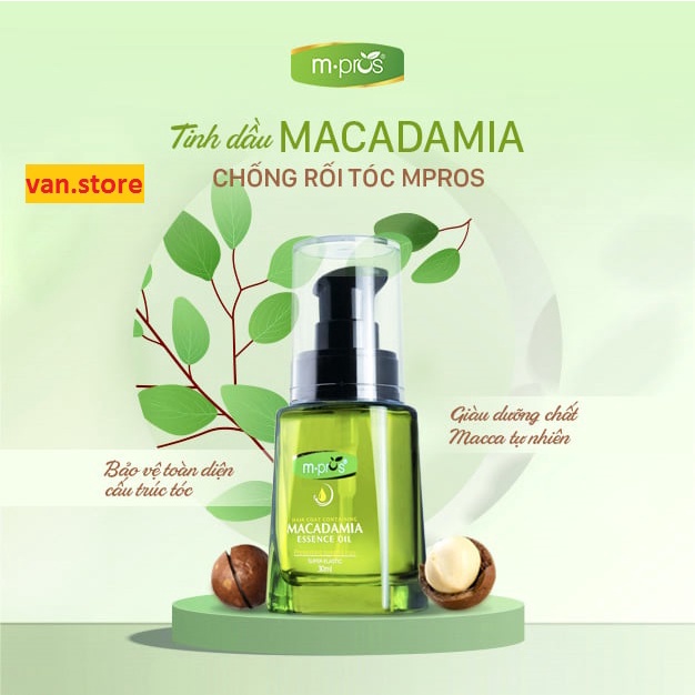 Tinh Dầu Dưỡng Tóc - Chống Rối Tóc Macadamia M.PROS 30ml