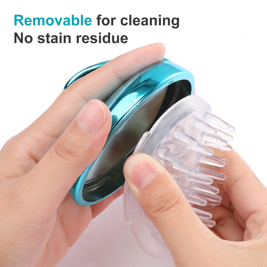 Lược Silicone Mini Mát Xa Da Đầu Chăm Sóc Cơ Thể Khi Tắm / Spa
