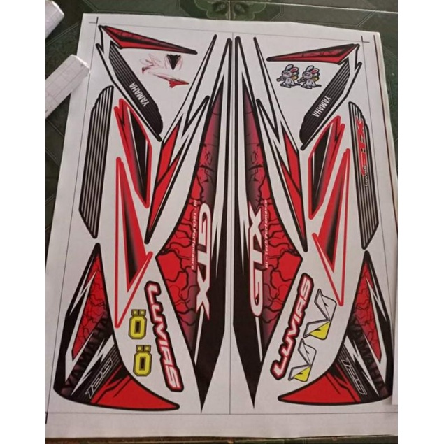 Tem rời dán xe luvias gtx