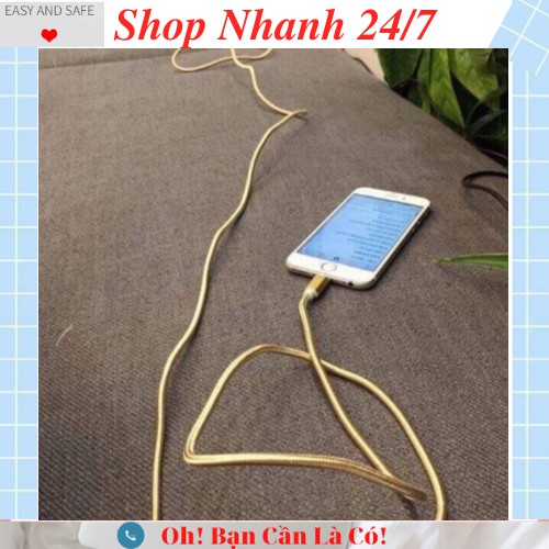 Cáp Sạc iphone  Cáp Lightning Cáp 3m Dù Không Lo Đứt Gãy - Dài Tiện Lợi Trong Quá Trình Sử Dụng