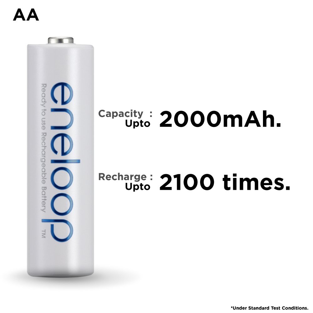 COMBO 4 PIN ENELOOP AA VÀ SẠC PANASONIC BQ-CC51