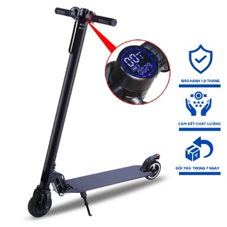Xe scooter điện có thể gấp gọn đi làm đi học,10km/lần sạc, tải trọng 100kg Xe trượt điện - Xe trượt scooter điện