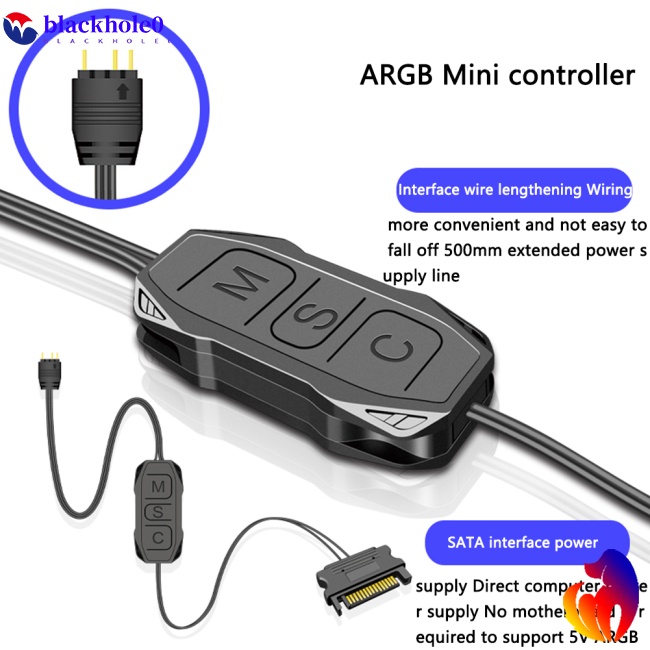 Bộ Điều Khiển Mini Với Cáp Dài Rộng 5v 3 pin Sang SATA