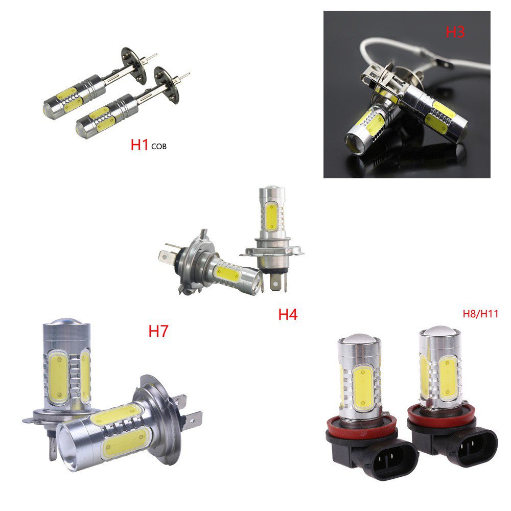 Bóng Đèn Led H8 H11 881 H3 9006 H1 H7 9005 Chống Sương Mù Chuyên Dụng Cho Xe Hơi