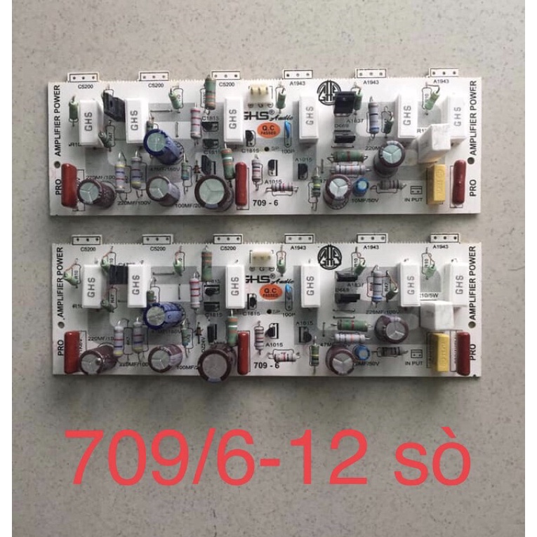 Bo công xuất ampli GHS 8 sò / 12 sò / 16 sò