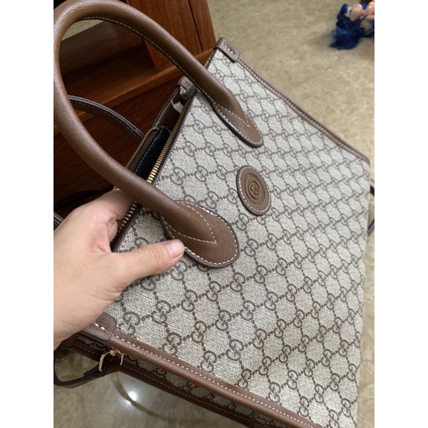 Túi tote công sở du lịch 2 size kèm dây đeo chéo