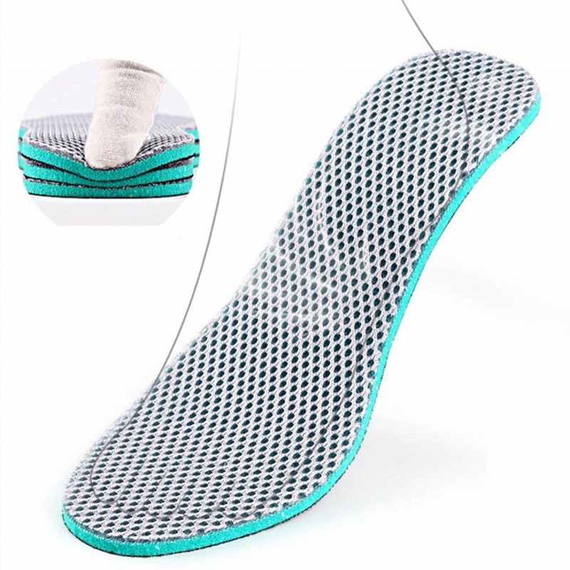 Đệm lót đế giày 4D thoáng khí mềm mại chống sốc giảm đau cho giày thể thao