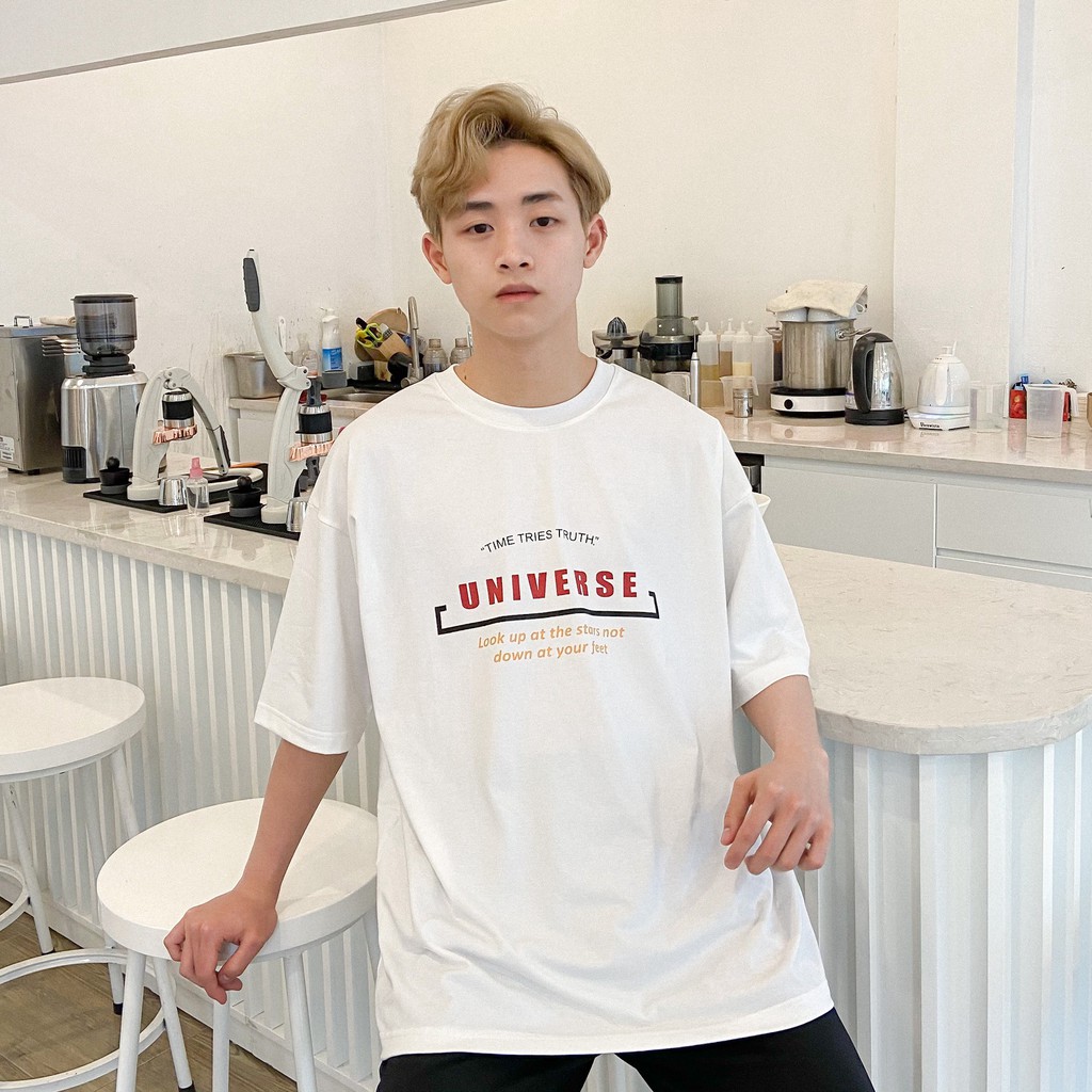 Áo thun tay lỡ in chữ Universe trước ngực , áo phông cộc tay nam nữ unisex , Odin Clothing | BigBuy360 - bigbuy360.vn