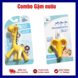 Combo ngậm nướu hình hươu và chuối Babuu babay nhật bản