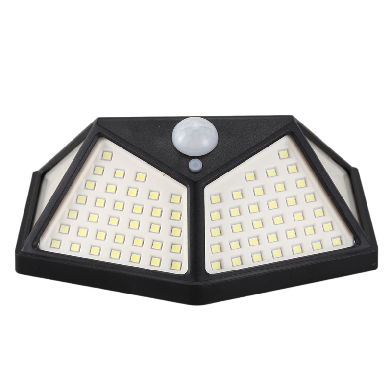 Đèn Led 100 Bóng Cảm Biến Chuyển Động 120 Độ Gắn Tường Sử Dụng Năng Lượng Mặt Trời