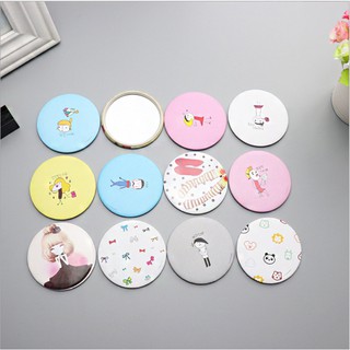 Gương tròn mini trang điểm, gương bỏ túi phong cách Hàn Quốc tiện dụng - giao màu ngẫu nhiên
