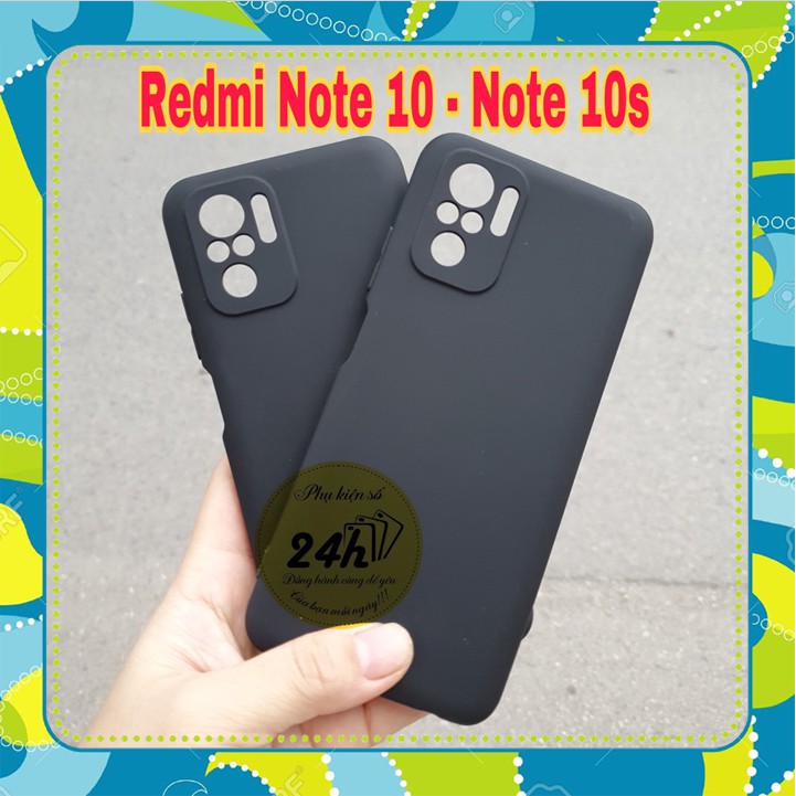 Ốp lưng Xiaomi Redmi 10 Redmi Note 10 4G / Note 10s / Redmi Note 10 Pro Dẻo Đen Cao Cấp Chống Ố Chống Va Đập Trầy Xước