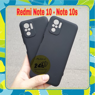 Ốp lưng Xiaomi Redmi Note 10 4G / Note 10s / Redmi Note 10 Pro Dẻo Đen Cao Cấp Chống Ố Chống Va Đập Trầy Xước