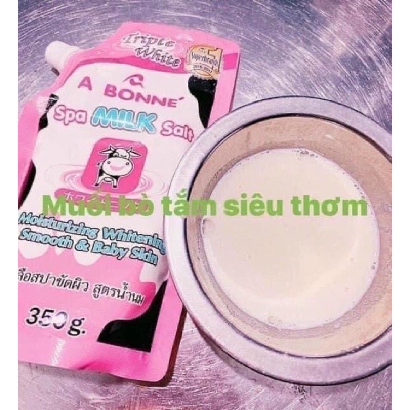 MUỐI TẮM BÒ SỮA TẨY TẾ BÀO CHẾT 350g - TẨY DA CHẾT