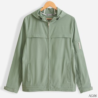 Áo Khoác Nam Vải Gió Cao Cấp Có Mũ Thương Hiệu ZERO