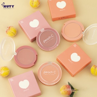 Phấn má hồng Peach C Peach Cotton Blusher 5g